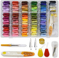 98 Color Embroidery Floss Cross Stitch Cotton Threads Bracelet String