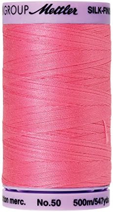 Mettler Silk-Finish Solid Cotton Thread, 547 yd/500m, Roseate