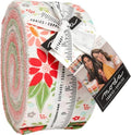 Sherri and Chelsi Poinsettia and Pear Jelly Roll 40 2.5-inch Strips