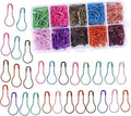 Mayboos 300 Pcs Crochet Stitch Markers, 10 Colors Calabash Safety Bulb