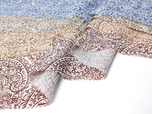 Linen Rayon Blend Fabric by The Linen Lab – Lightweight, Soft, 42"~43"