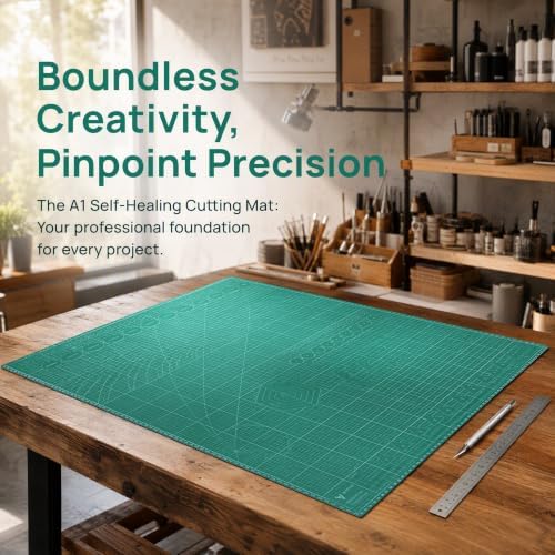 Self Healing Cutting Mat, 23" x 35",Double-Sided Rotary Cutting Mat