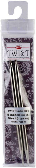 ChiaoGoo Needle Tips 5 inch (13cm) for Twist Red Lace Interchangeable