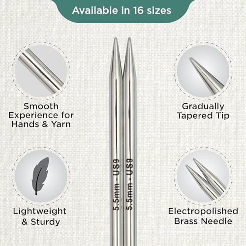 KnitPro Nova Interchangeable Circular Needles 5" (13cm) | US Size 9