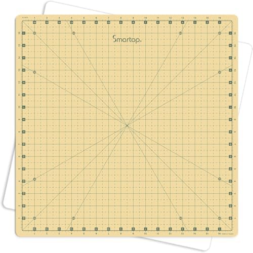 18"x18" Rotating Self Healing Cutting Mat, Non-Slip Non-Reflective