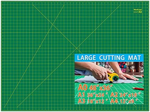 worklion self healing cutting mat 36" x 48" and 24" x 36" for
