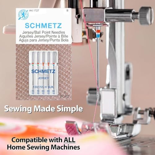 Sewing with Knits Sewing Machine Needle Bundle, Assorted Needles &