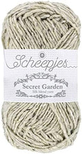 Scheepjes Secret Garden Yarn 50g - 736 Bird Bath Gray, Cotton/Poly