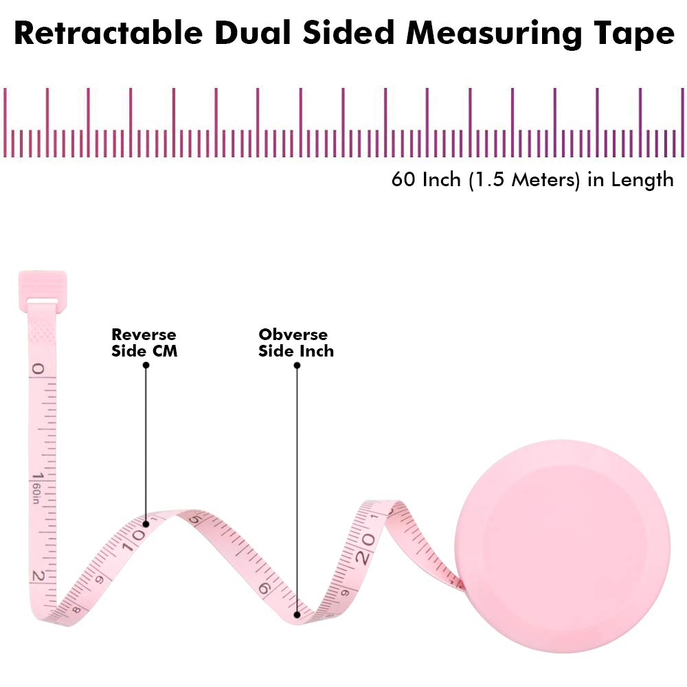 VAXATO 2PCS Measuring Tape for Body,Soft Tape Measure for Body Sewing