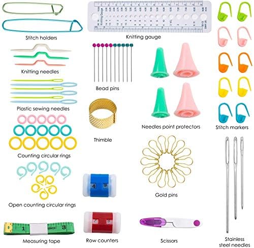 ELINKA Ergonomic Crochet Hooks Starter Set – 102 Pieces
