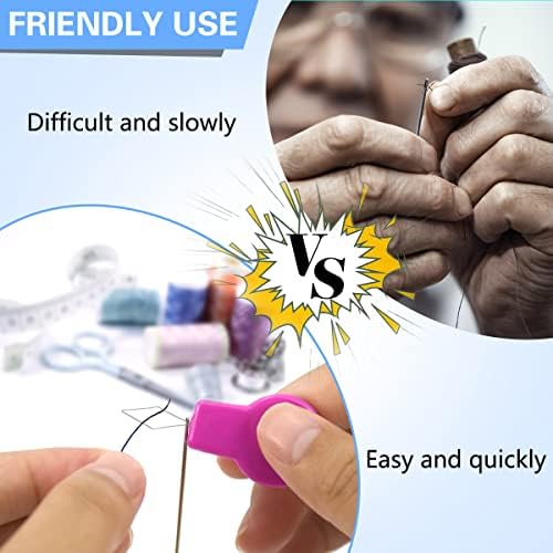 Lechchy 16 Pcs Sewing Machine Needle Threaders