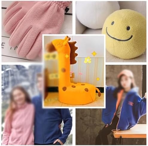 Polar Fleece Fabric for Sewing Anti Pill Thick Soft Washable Fabrics
