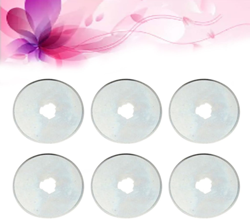 6pcs Rotary Cutter Blades Replacement Set for Sewing Fabric