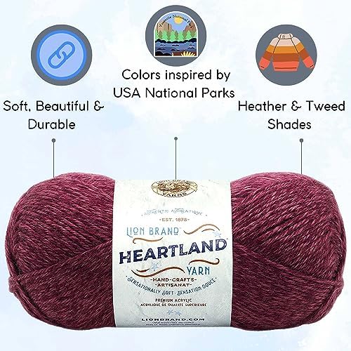 Lion Brand Yarn Heartland 136-148 Badlands