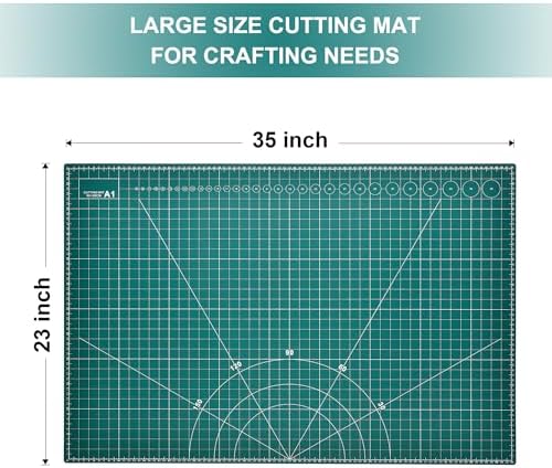Prime Vinyl Cutting Mat, 23" x 35" Large Self Healing Sewing Mat