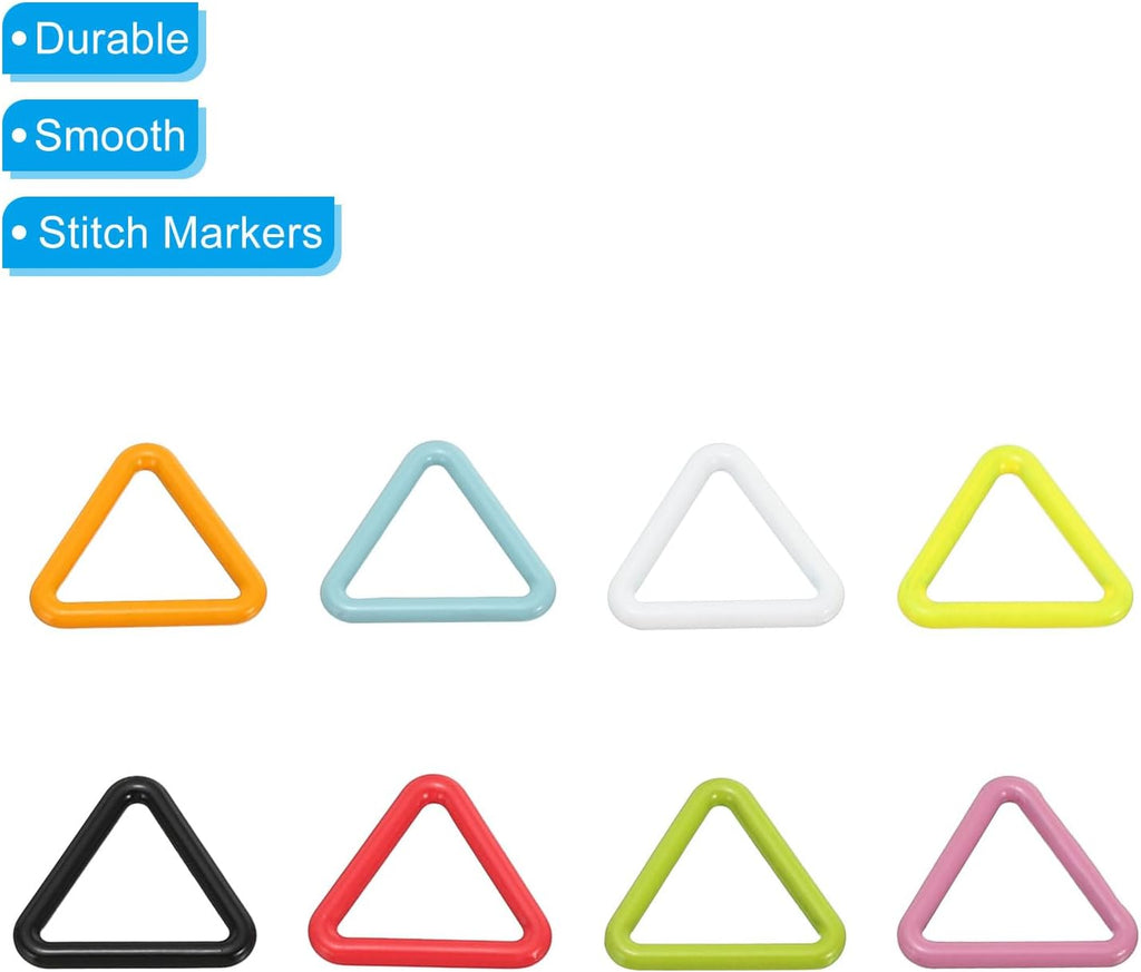PATIKIL Colorful Crochet Stitch Markers, 30 Pack Metal Knitting