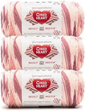Red Heart All in One Quilt Motif Yarn for Crocheting, Authentic