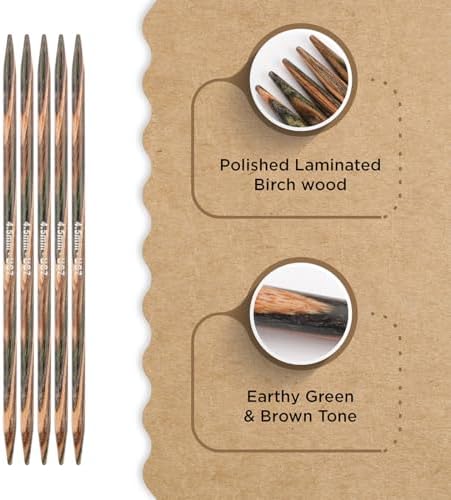 Knitter’s Pride Terra Double-Point Needle 8”(20cm) - US 7(4.5mm)