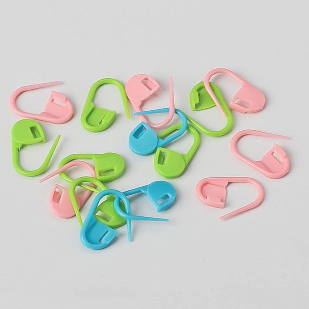Angoily Heart Shaped Stitch Markers for Knitting Crochet, Colorful Set