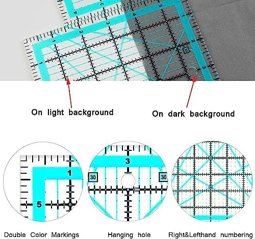3 Quilting Square Ruler Quilting Templates
