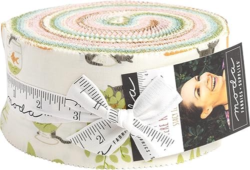 Stacy Iest HSU Here Kitty Kitty Jelly Roll 40 2.5-inch Strips Moda