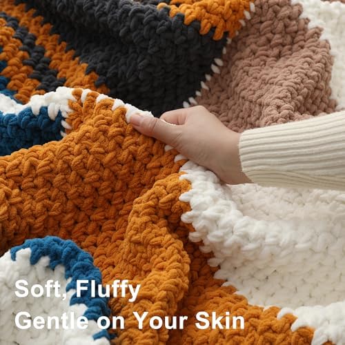 #6 Super Bulky Blanket Yarn for Crocheting - 4 Skeins