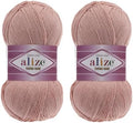 2 Skeins Alize Cotton Gold Yarn, 55% Cotton 45% Acrylic, 100g
