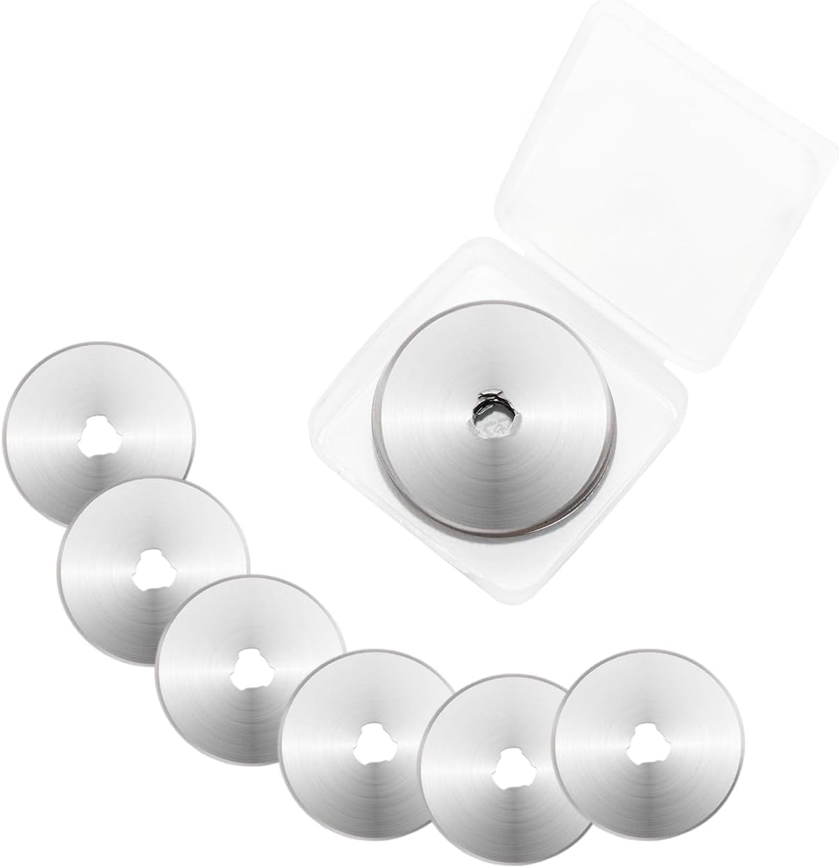 Pocoxll 36 Pcs 45mm Rotary Cutter Blades for Fits Fiskars, Olfa