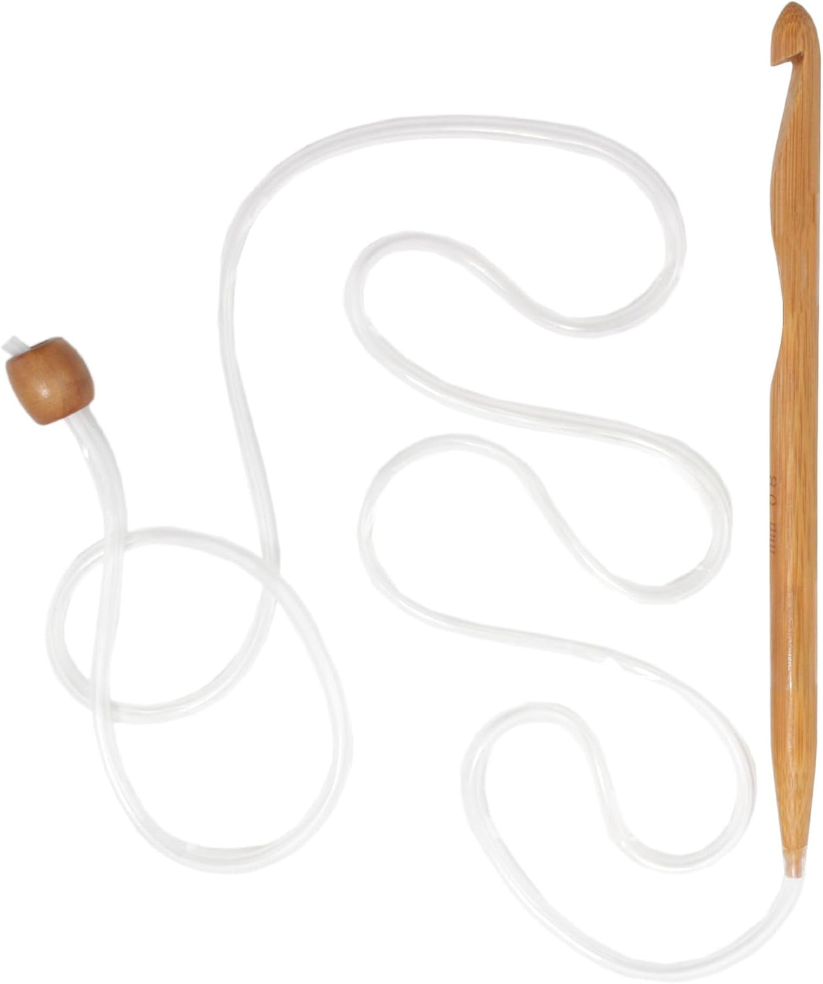 JubileeYarn Bamboo Tunisian Circular Crochet Hook - 8mm