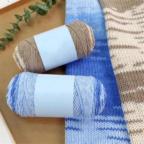 300G 3-Piece Rainbow Gradient Acrylic Yarn For Hand Knitting And
