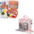Coopay Crochet Kit Beginners Crochet Hook Set with Crochet Yarn, Large