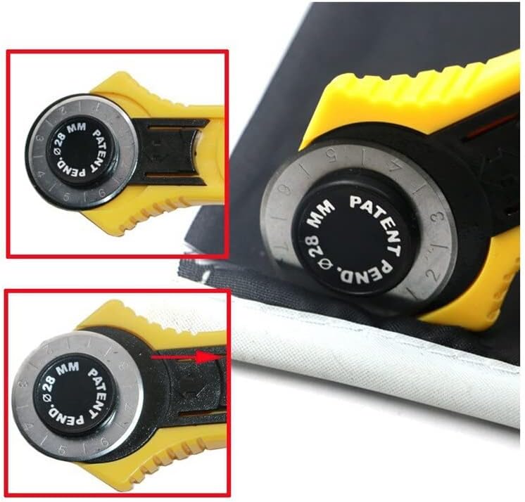 45Mm Rotary Cutter For Leather Set Blades For Fabric 28Mm Circular
