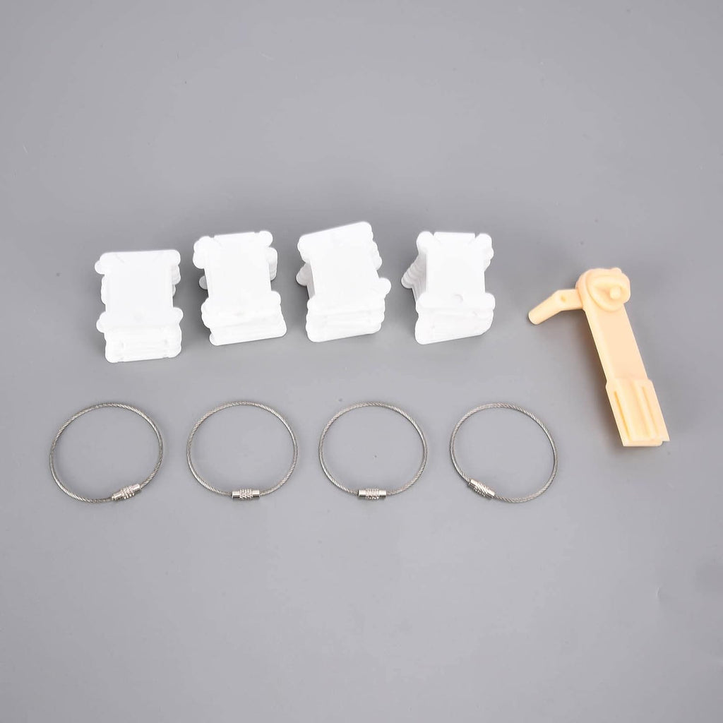 120PCS Plastic Floss Bobbins with 1 PCS Bobbin Winder, Embroidery