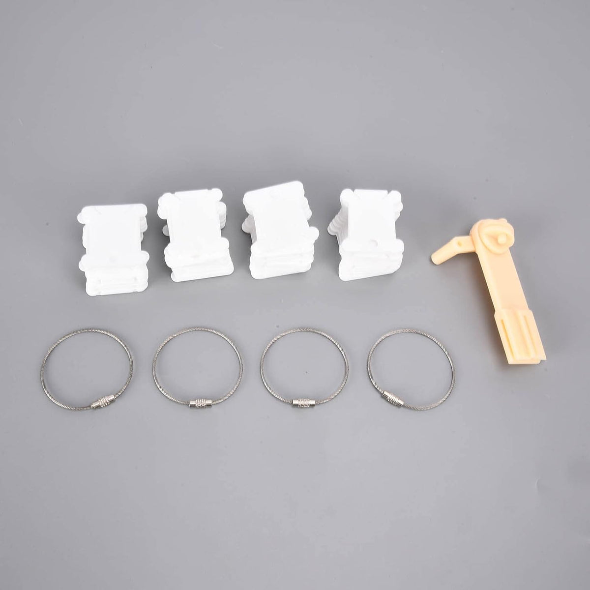 120PCS Plastic Floss Bobbins with 1 PCS Bobbin Winder, Embroidery