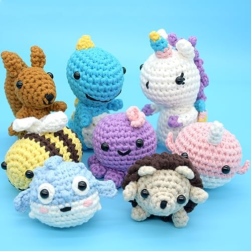 15 Pack Beginners Crochet Yarn Cotton Crochet Yarn for Crocheting