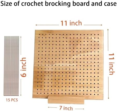Foldable Crochet Blocking Board, Upgrade Large Blocking Board
