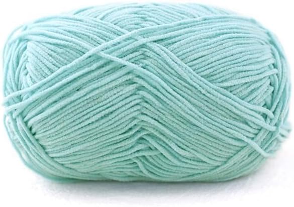 Weaving Yarn, (Lake Blue) - 1 roll Polyester Yarn, Easy Crochet for