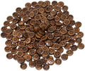Honbay 200PCS 12.5mm 1/2 Inch Antique Brown Round Wooden Buttons 4