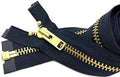 YKK®- Extra Heavy Duty Jacket Zipper YKK® #10 Brass- Metal Teeth