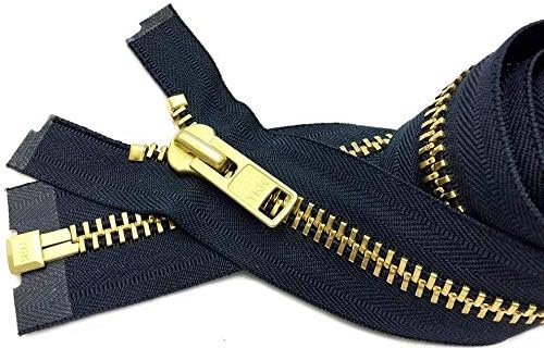 YKK®- Extra Heavy Duty Jacket Zipper YKK® #10 Brass- Metal Teeth