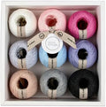 100% GOTS Organic Cotton Yarn - 9 Pastel Colors Box Set