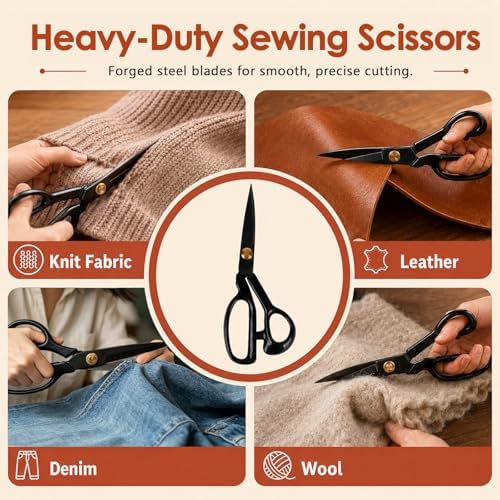 Hoarecal Sewing Kit for Adults, 241 Pcs Upgraded Needle and Thread Kit