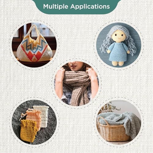 KnitPro Dreamz Deluxe Single-Ended Crochet Hook Set | 8 US Sizes