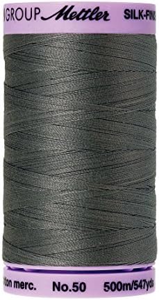 Mettler Silk-Finish Solid Cotton Thread, 547 yd/500m, Old Tin
