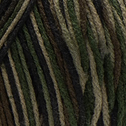 RED HEART Super Saver Jumbo Yarn, Camouflage