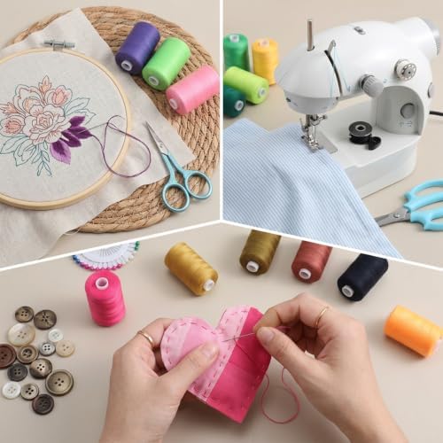 All Purpose Sewing Thread 36 Spool 1000 Yards Sewing Machine Thread