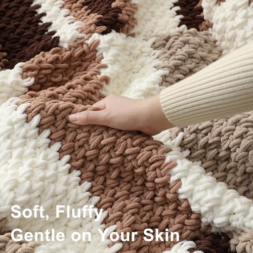 #6 Super Bulky Blanket Yarn for Crocheting - 4 Skeins