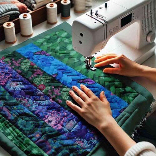 Soimoi Flora Mosaic 10-Inch Cotton Precut Squares – 40 Pack