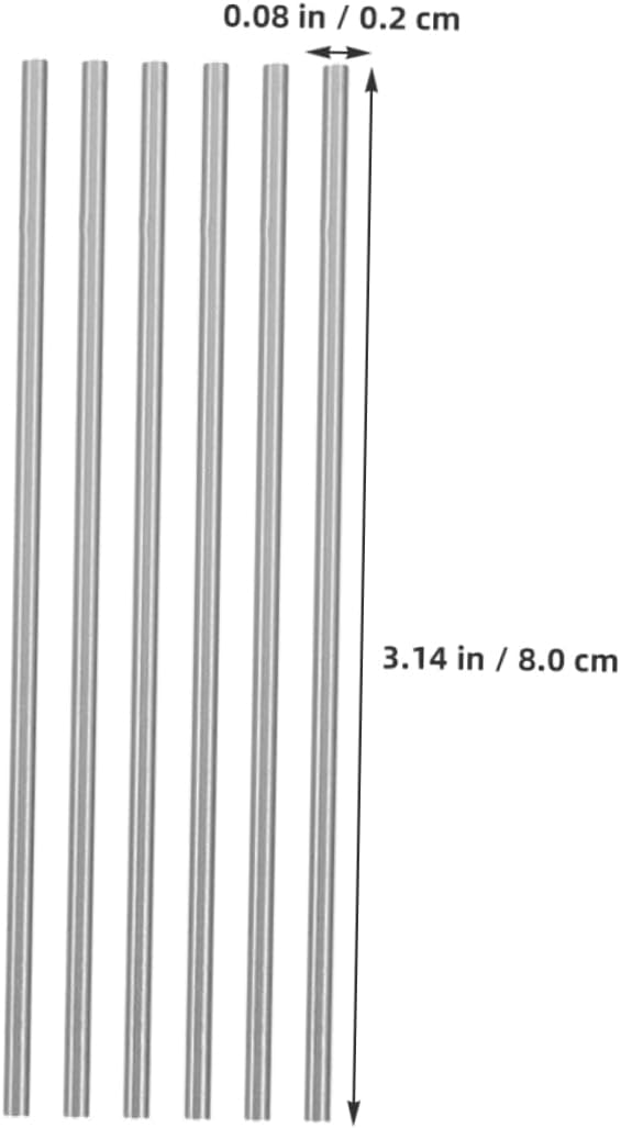 Crochet Board Rod Set for Wooden Blocking Boards, 20pcs Stainless