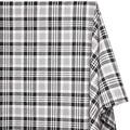 Flannel Brushed Tartan Plaid Fabric Geometric Hypoallergenic Cotton